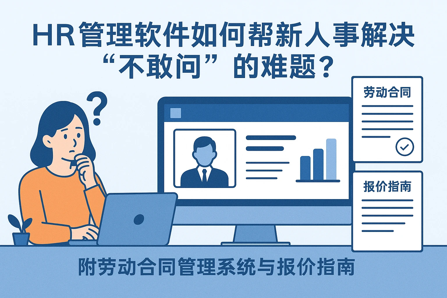 HR管理软件如何帮新人事解决“不敢问”的难题？附劳动合同管理系统与报价指南