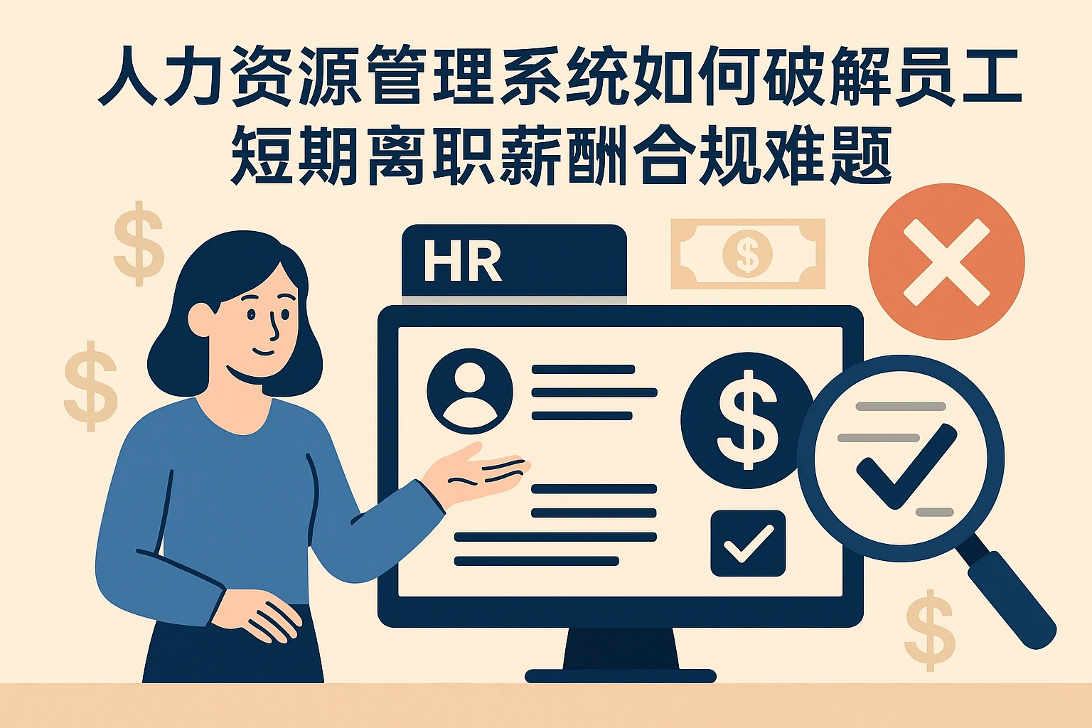 人力资源管理系统如何破解员工短期离职薪酬合规难题