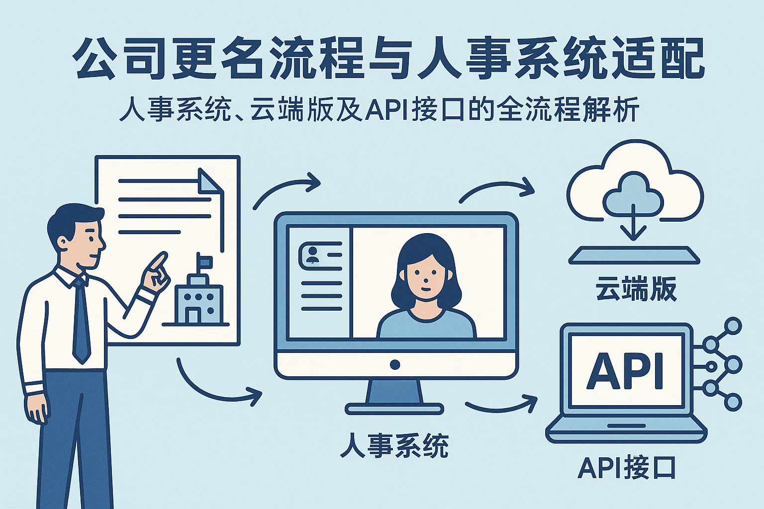 公司更名流程与人事系统适配:人事系统、云端版及API接口的全流程解析