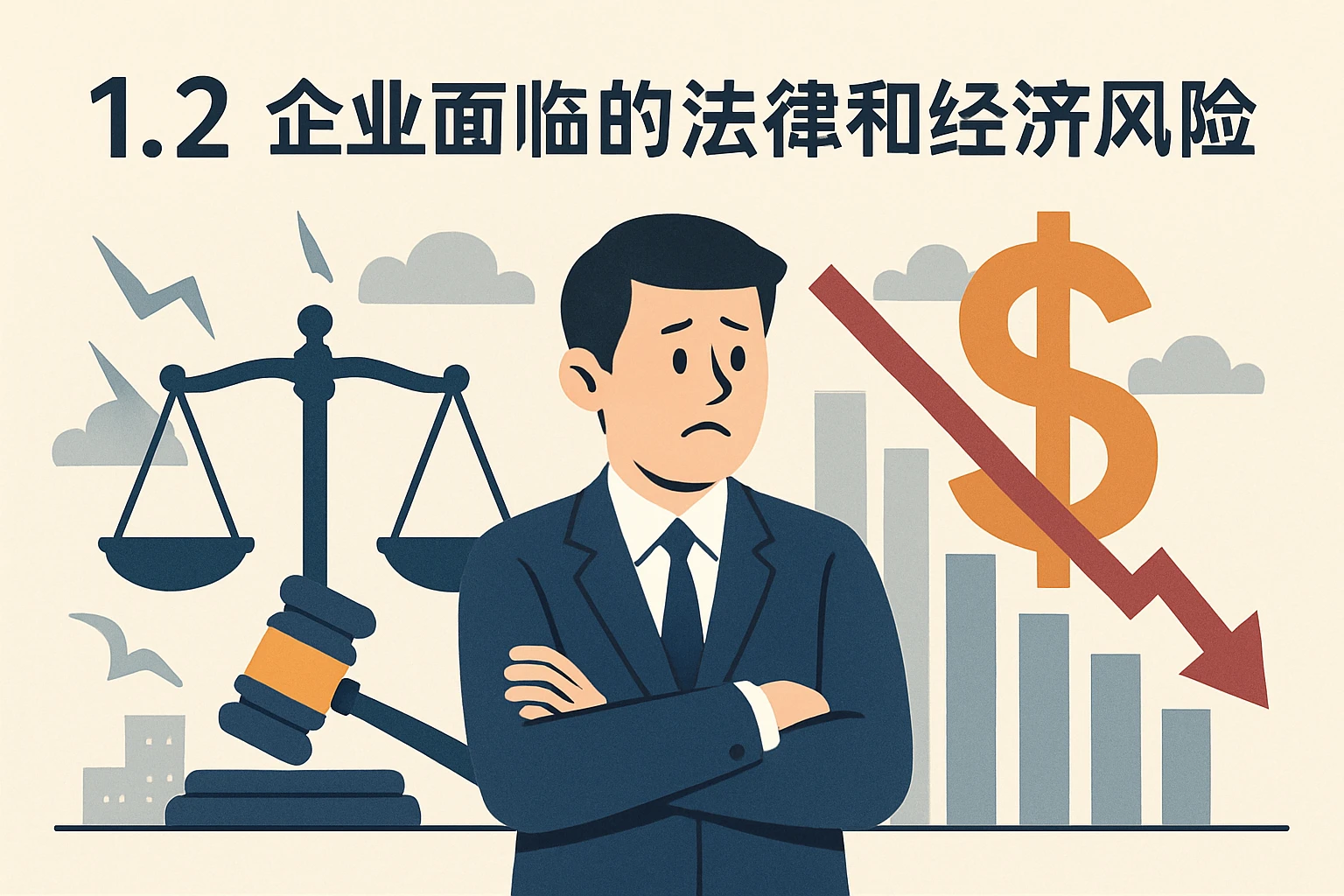 1.2 企业面临的法律和经济风险