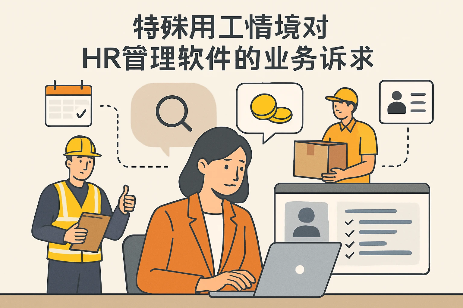 特殊用工情境对HR管理软件的业务诉求