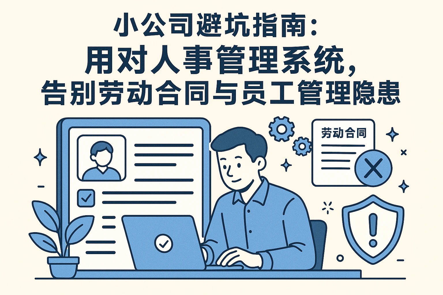 小公司避坑指南：用对人事管理系统，告别劳动合同与员工管理隐患