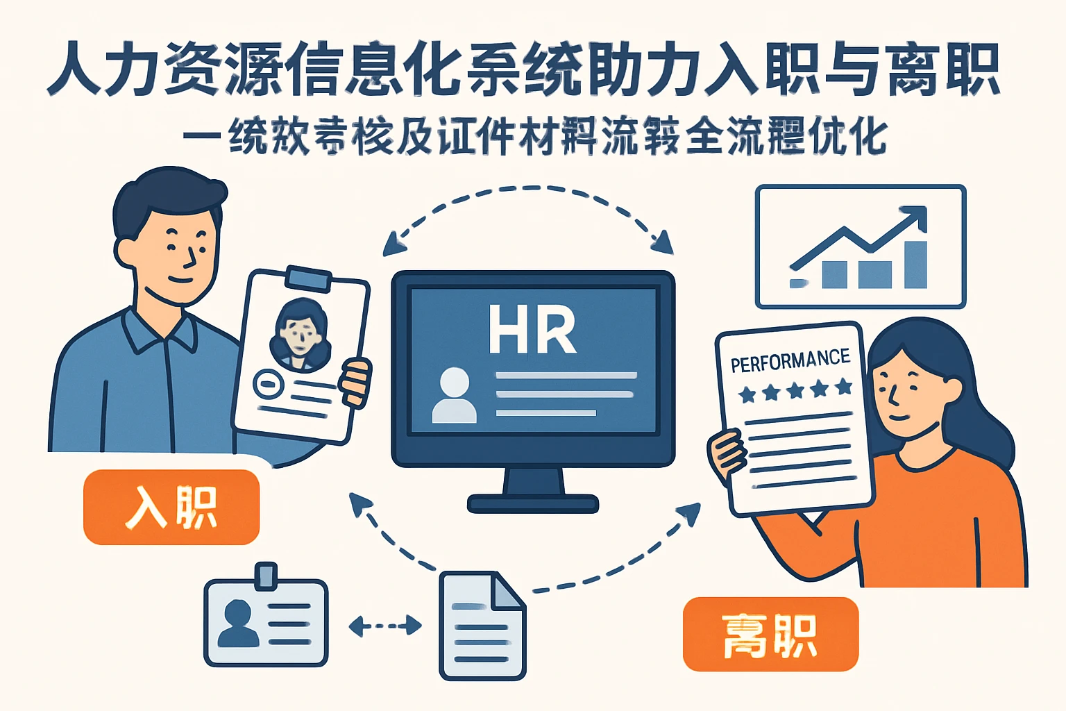 人力资源信息化系统助力入职与离职管理——绩效考核及证件材料流转全流程优化