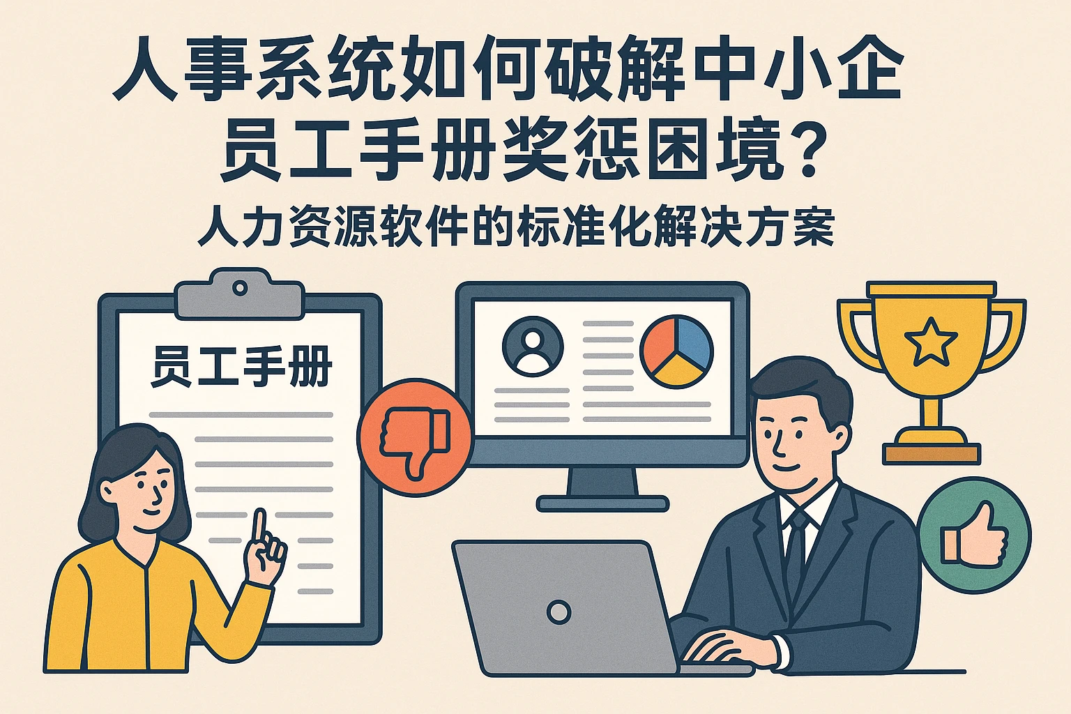 人事系统如何破解中小企员工手册奖惩困境？人力资源软件的标准化解决方案