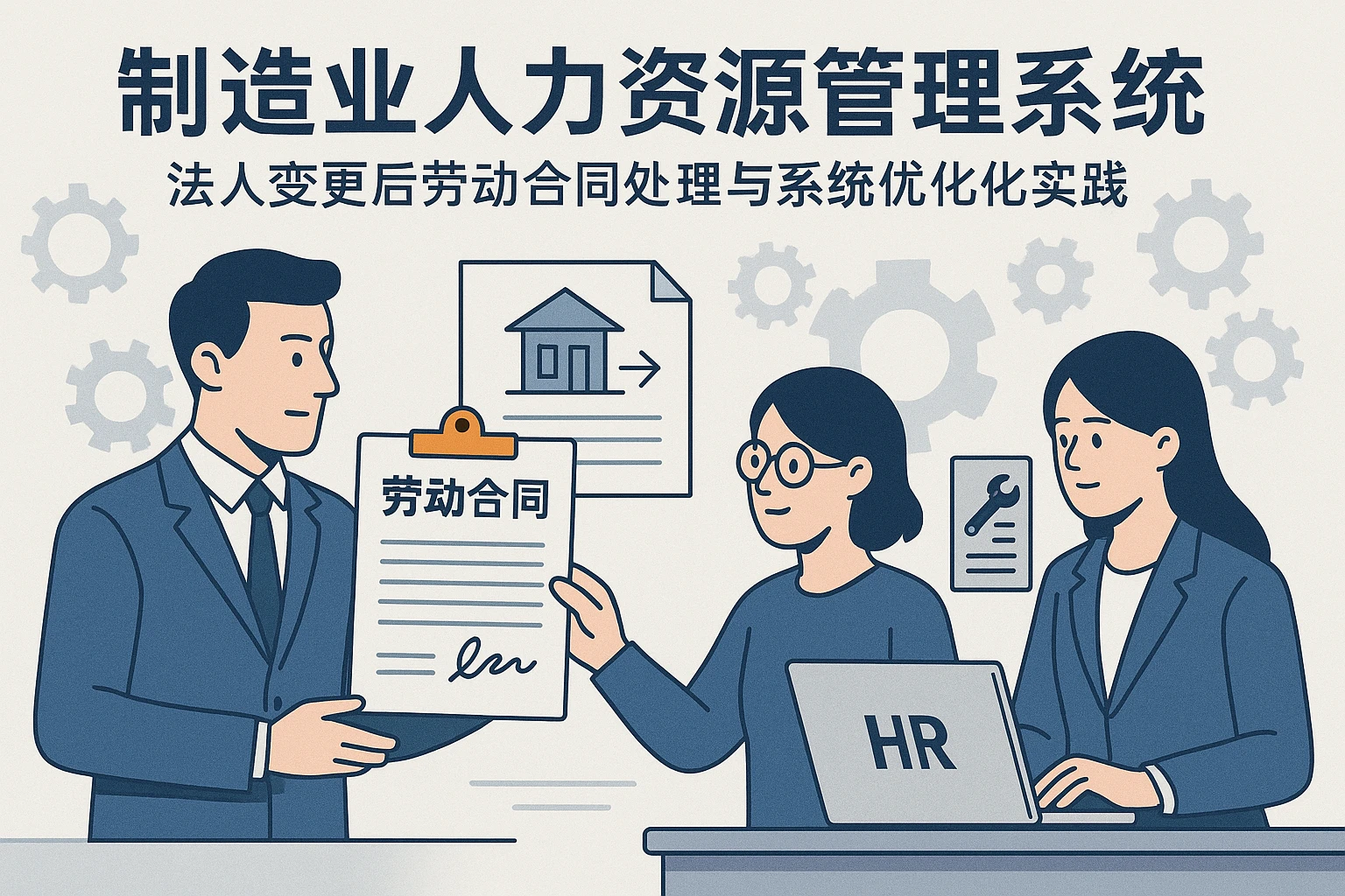 制造业人力资源管理系统：法人变更后劳动合同处理与系统优化实践