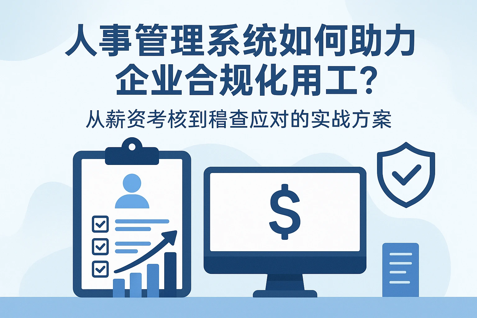 人事管理系统如何助力企业合规化用工？从薪资考核到稽查应对的实战方案