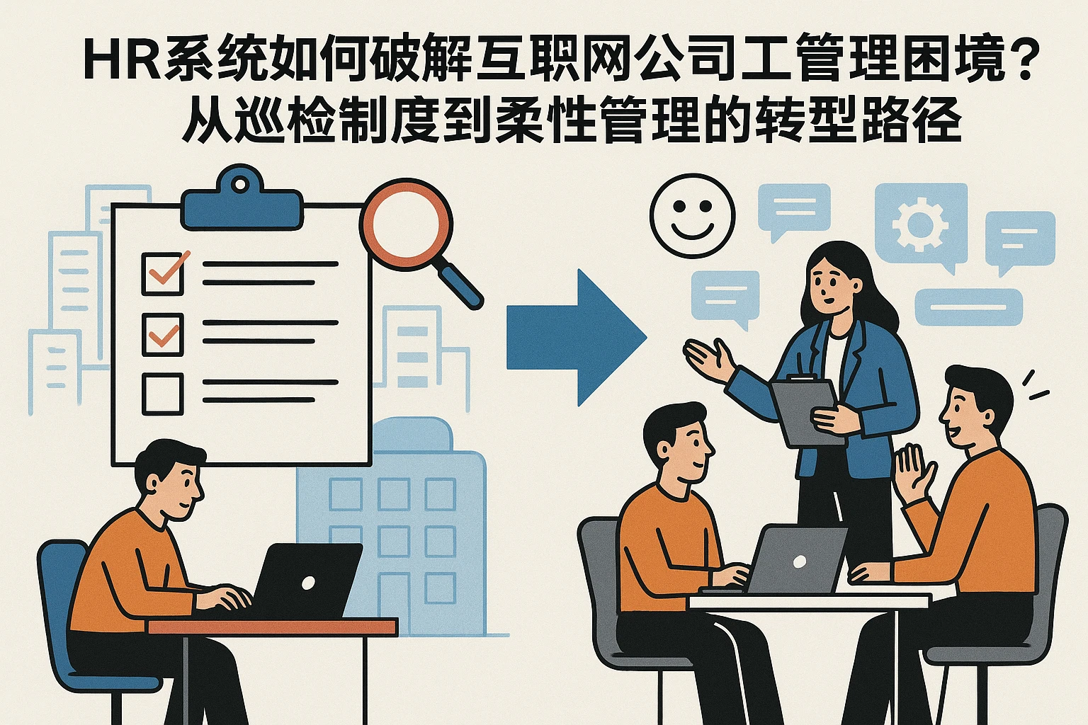 HR系统如何破解互联网公司员工管理困境？从巡检制度到柔性管理的转型路径