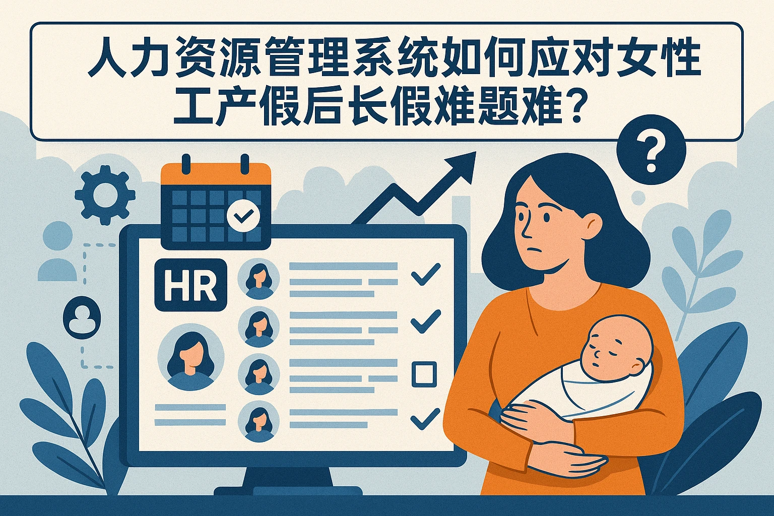 人力资源管理系统如何应对女性职工产假后长假难题？