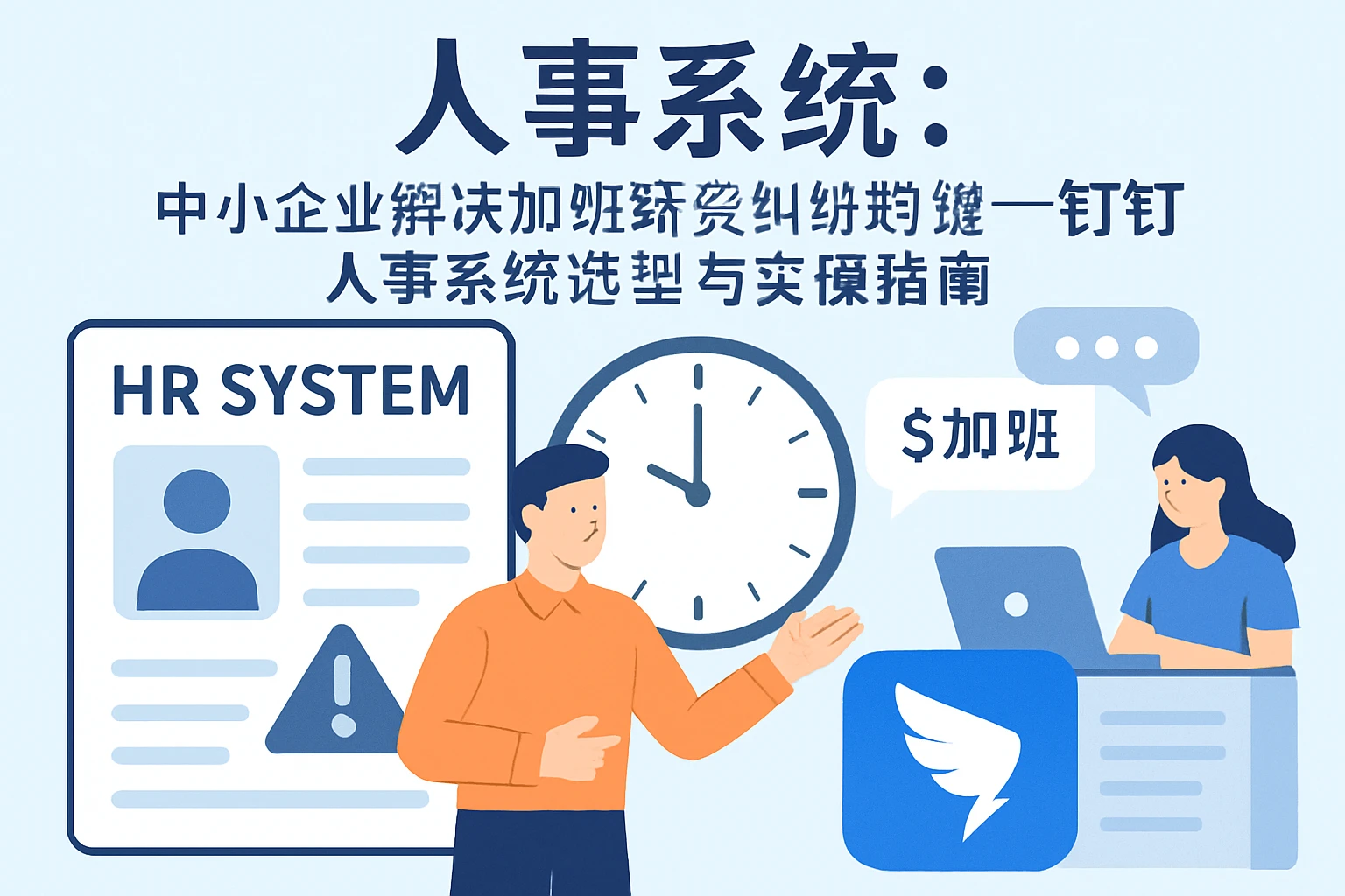 人事系统：中小企业解决加班薪资纠纷的关键——钉钉人事系统选型与实操指南