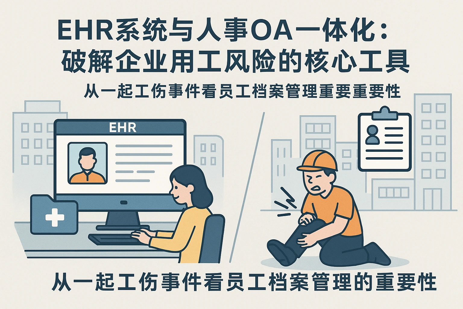 EHR系统与人事OA一体化：破解企业用工风险的核心工具——从一起工伤事件看员工档案管理的重要性
