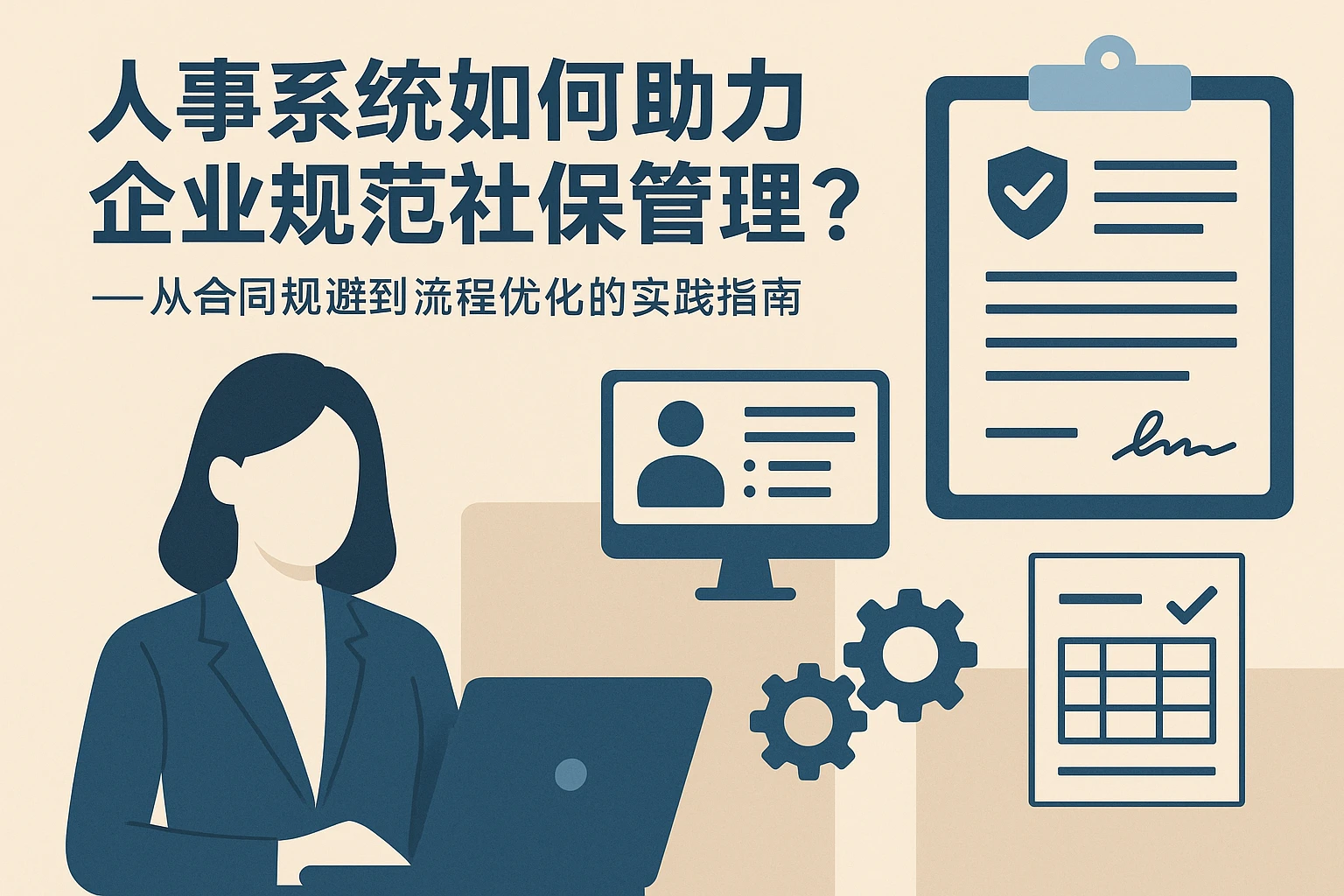 人事系统如何助力企业规范社保管理？——从合同规避到流程优化的实践指南