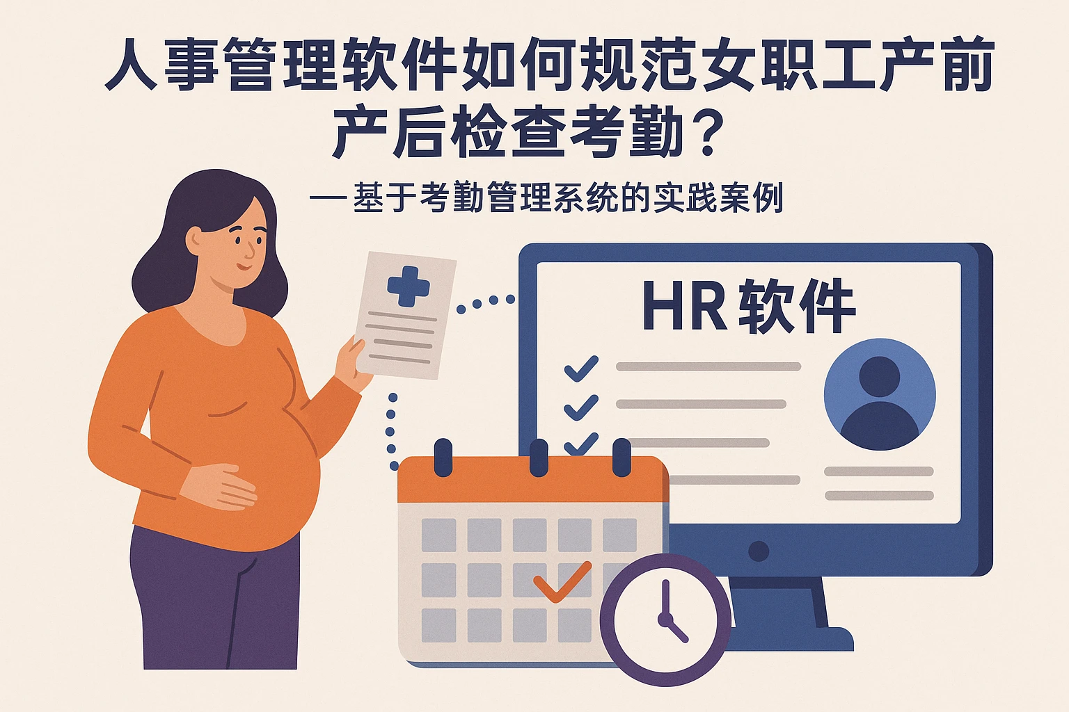 人事管理软件如何规范女职工产前产后检查考勤？——基于考勤管理系统的实践案例