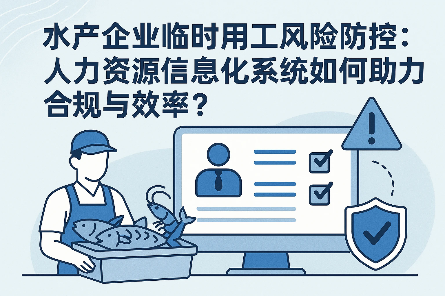 水产企业临时用工风险防控：人力资源信息化系统如何助力合规与效率？