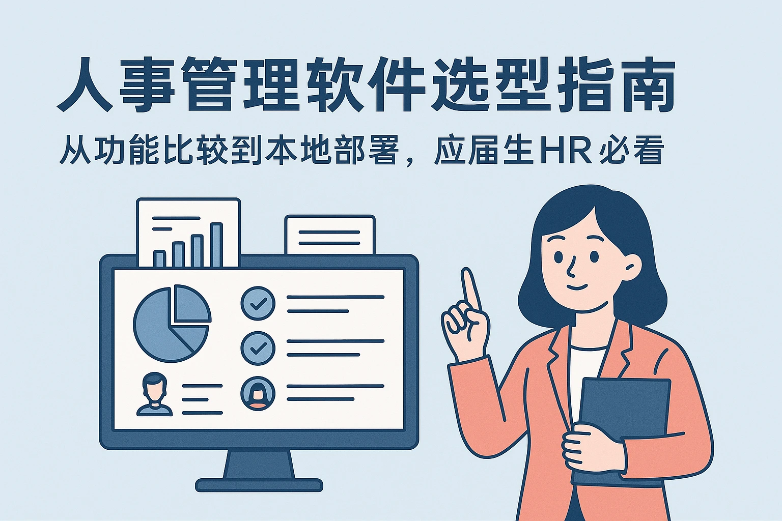 人事管理软件选型指南：从功能比较到本地部署，应届生HR必看