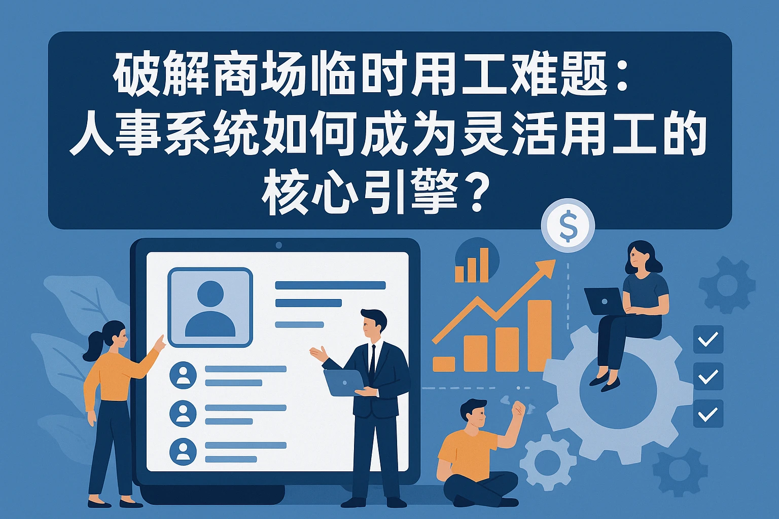 破解商场临时用工难题：人事系统如何成为灵活用工的核心引擎？