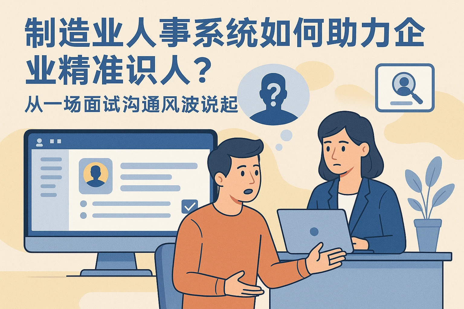 制造业人事系统如何助力企业精准识人？从一场面试沟通风波说起
