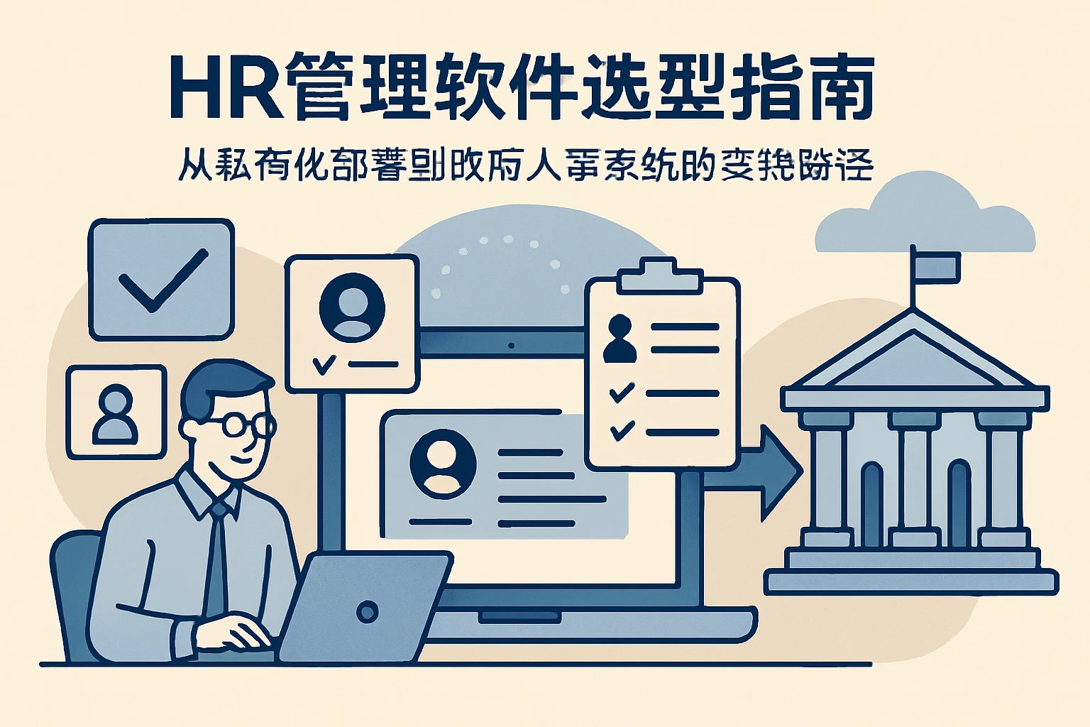 HR管理软件选型指南：从私有化部署到政府人事系统的实践路径