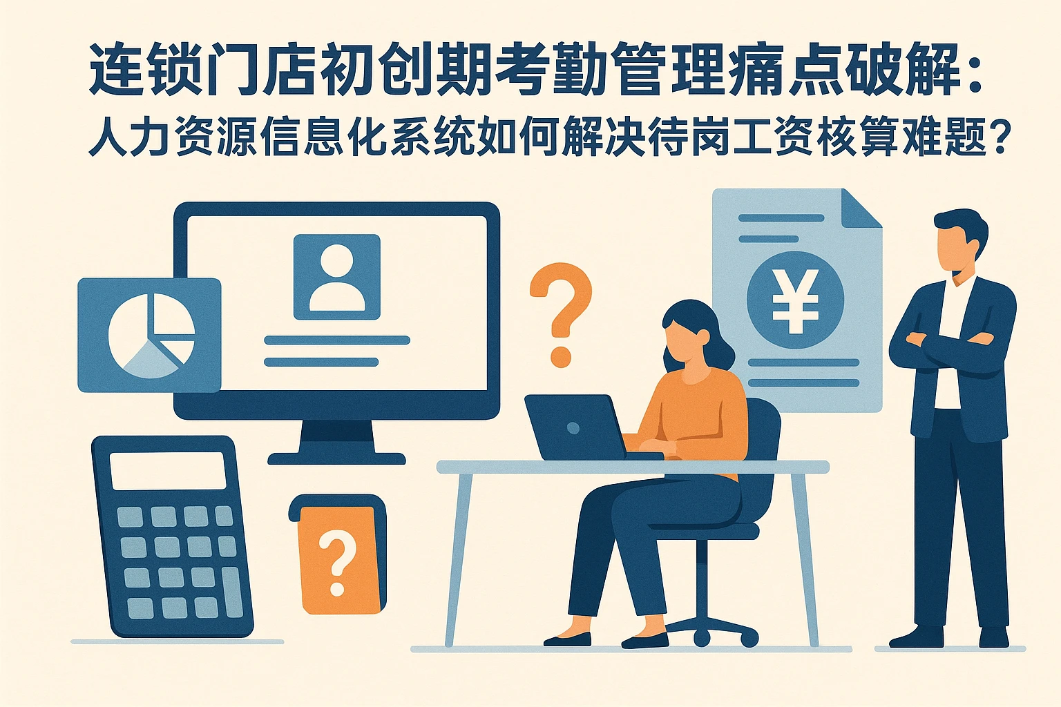 连锁门店初创期考勤管理痛点破解：人力资源信息化系统如何解决待岗工资核算难题？