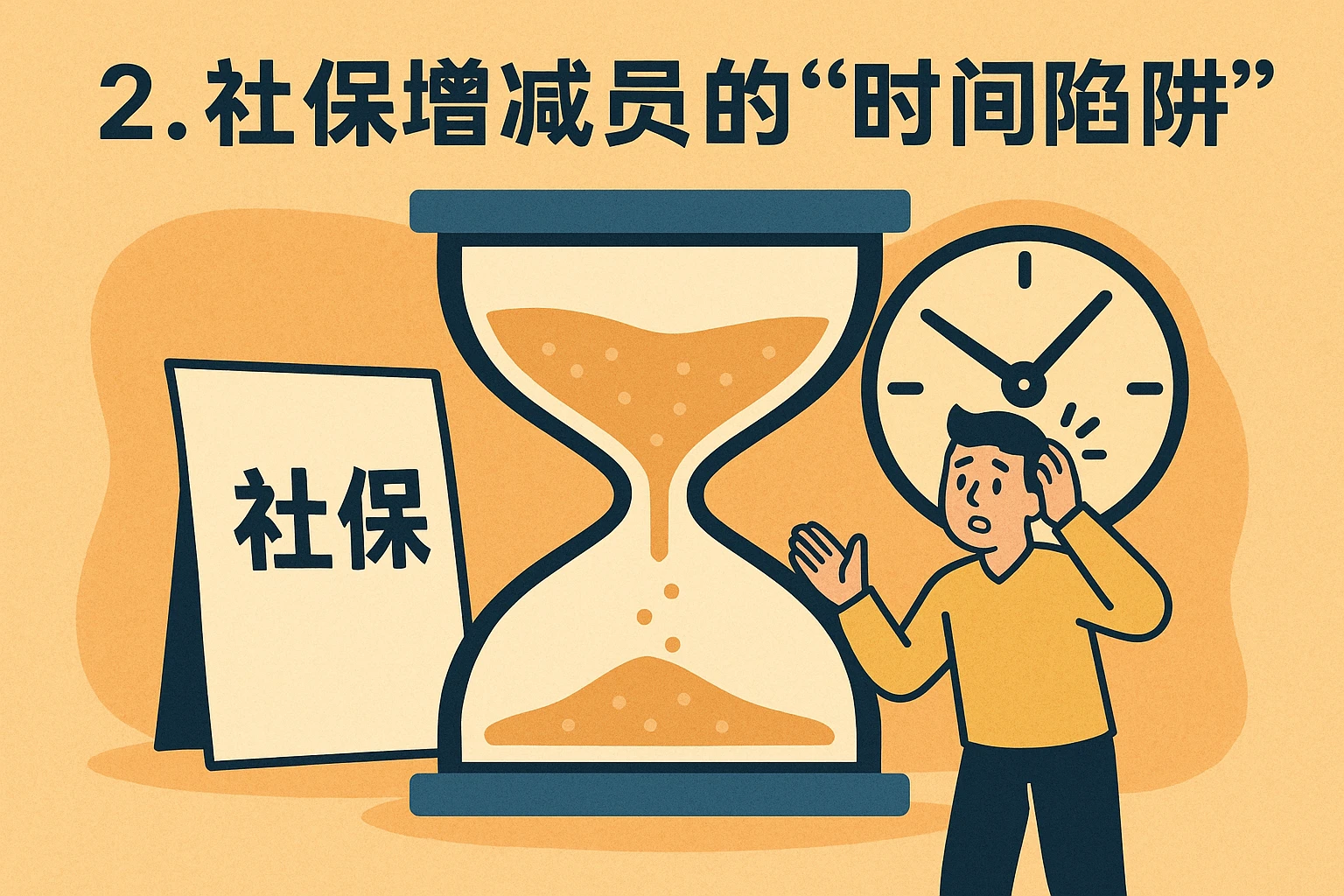 2. 社保增减员的“时间陷阱”