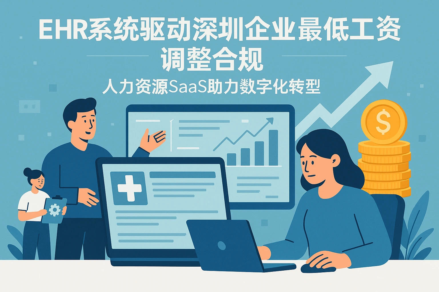 EHR系统驱动深圳企业最低工资调整合规：人力资源SaaS助力数字化转型