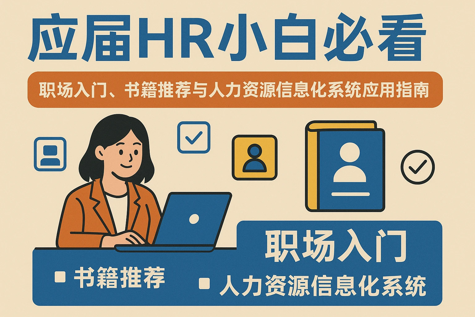 应届HR小白必看：职场入门、书籍推荐与人力资源信息化系统应用指南