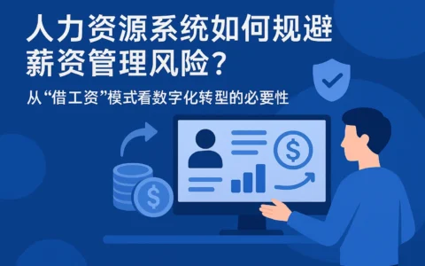 人力资源系统如何规避薪资管理风险？从“借工资”模式看数字化转型的必要性