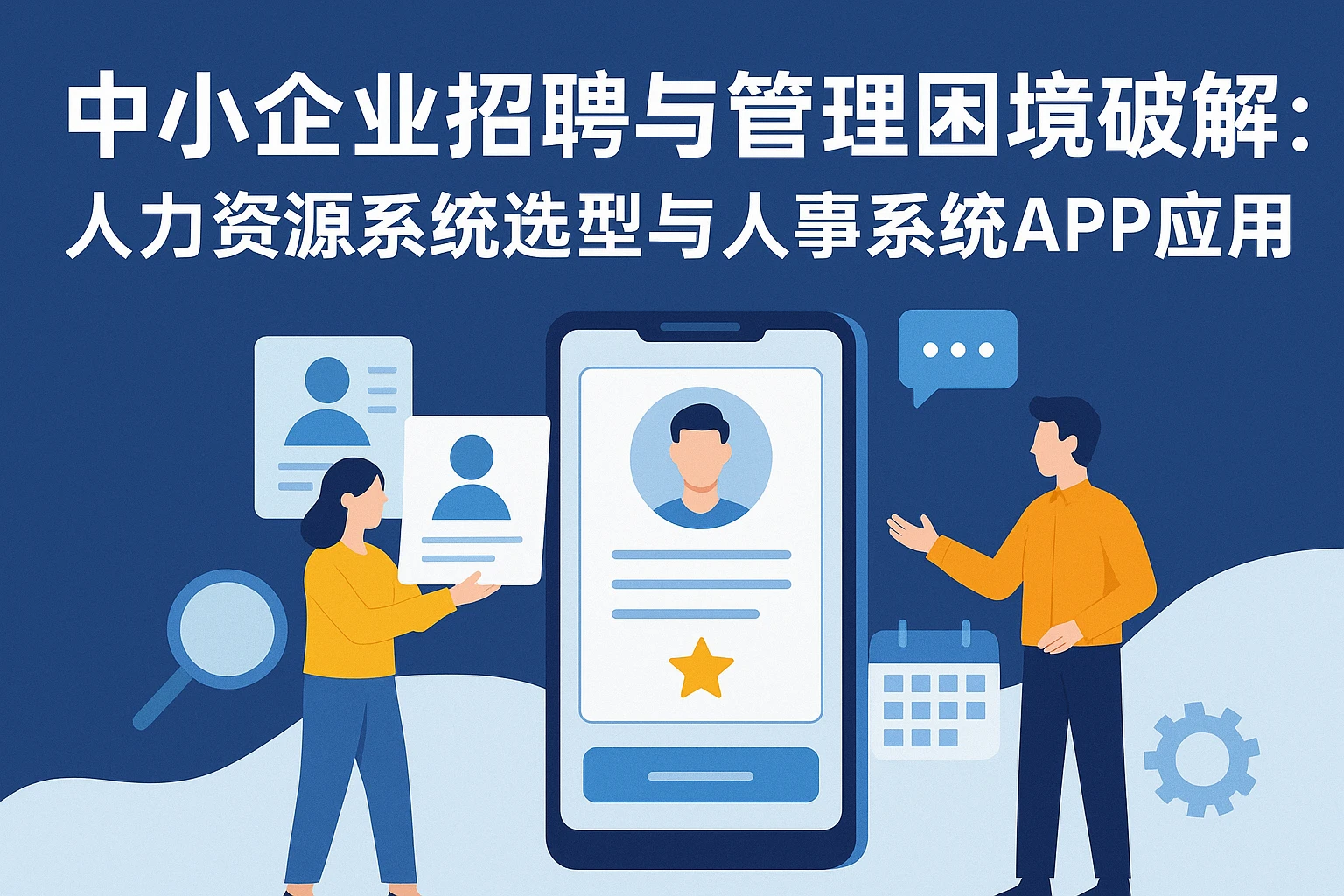中小企业招聘与管理困境破解：人力资源系统选型与人事系统APP应用指南