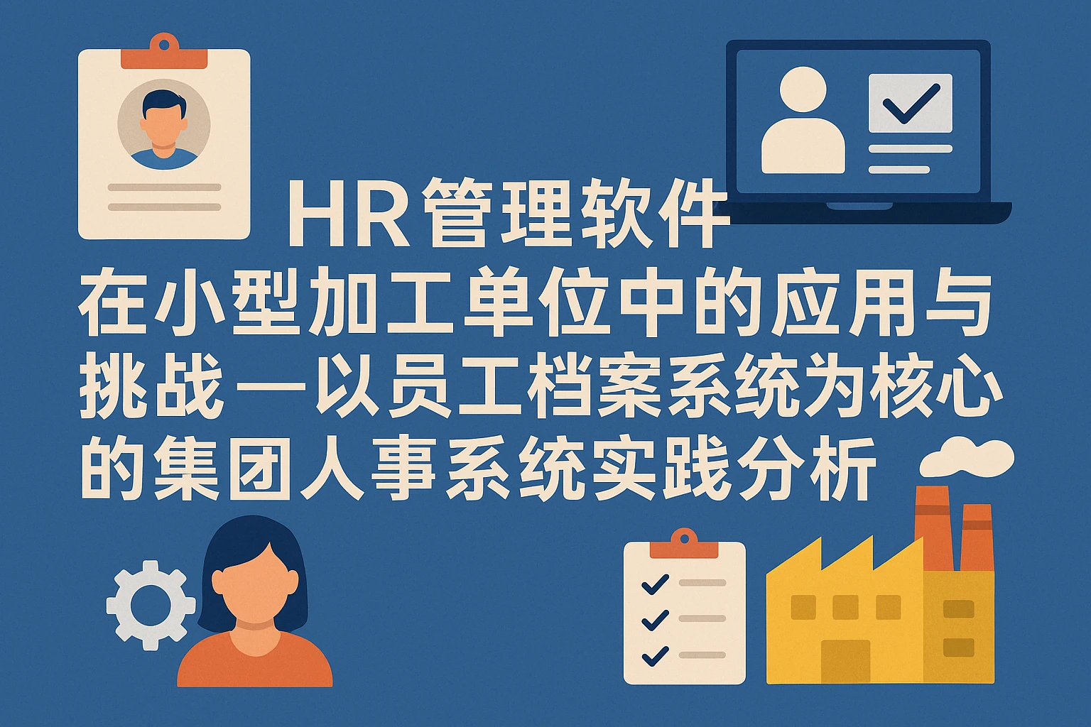 HR管理软件在小型加工单位中的应用与挑战——以员工档案系统为核心的集团人事系统实践分析