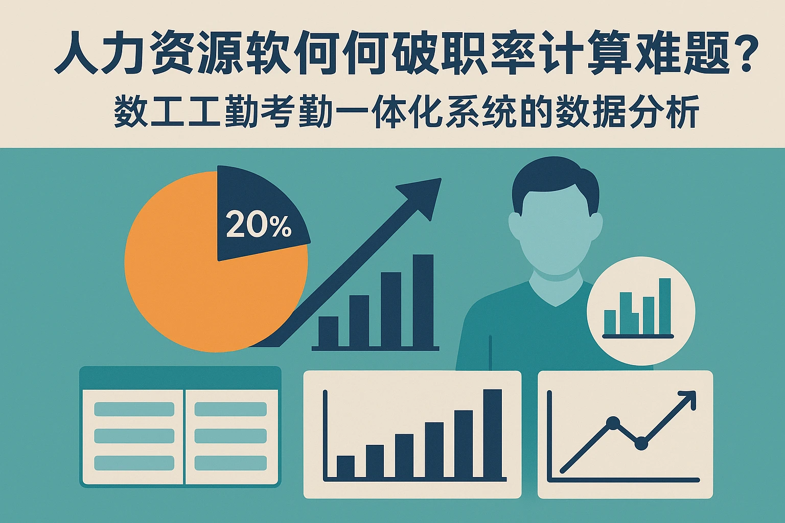 人力资源软件如何破解离职率计算难题？人事工资考勤一体化系统的数据分析逻辑