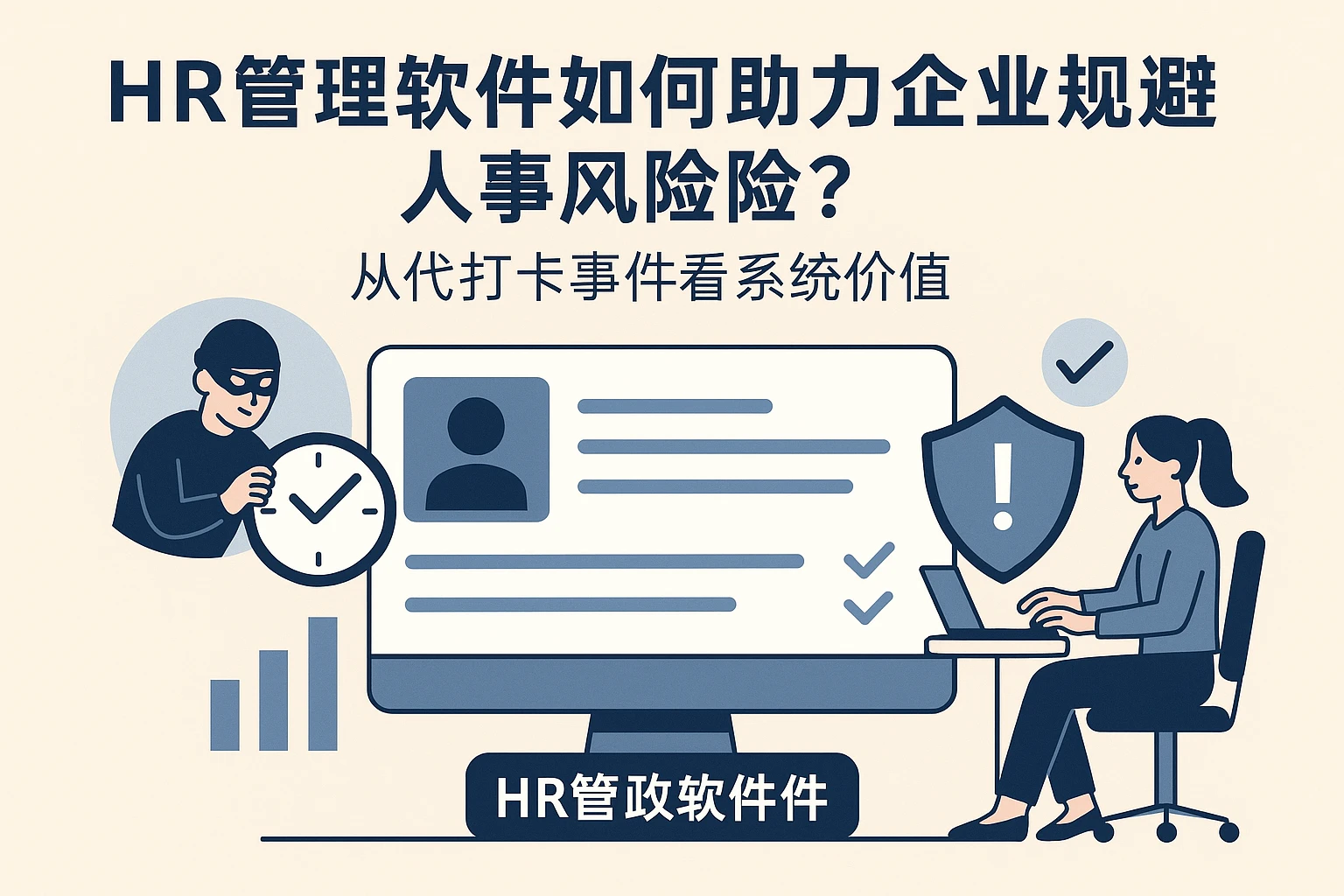 HR管理软件如何助力企业规避人事风险？从代打卡事件看系统价值