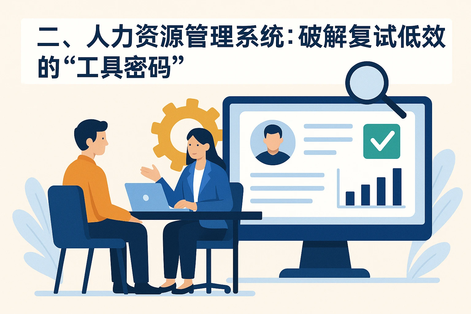 二、人力资源管理系统：破解复试低效的“工具密码”
