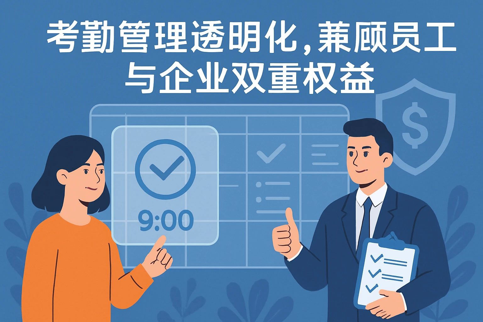 考勤管理透明化，兼顾员工与企业双重权益