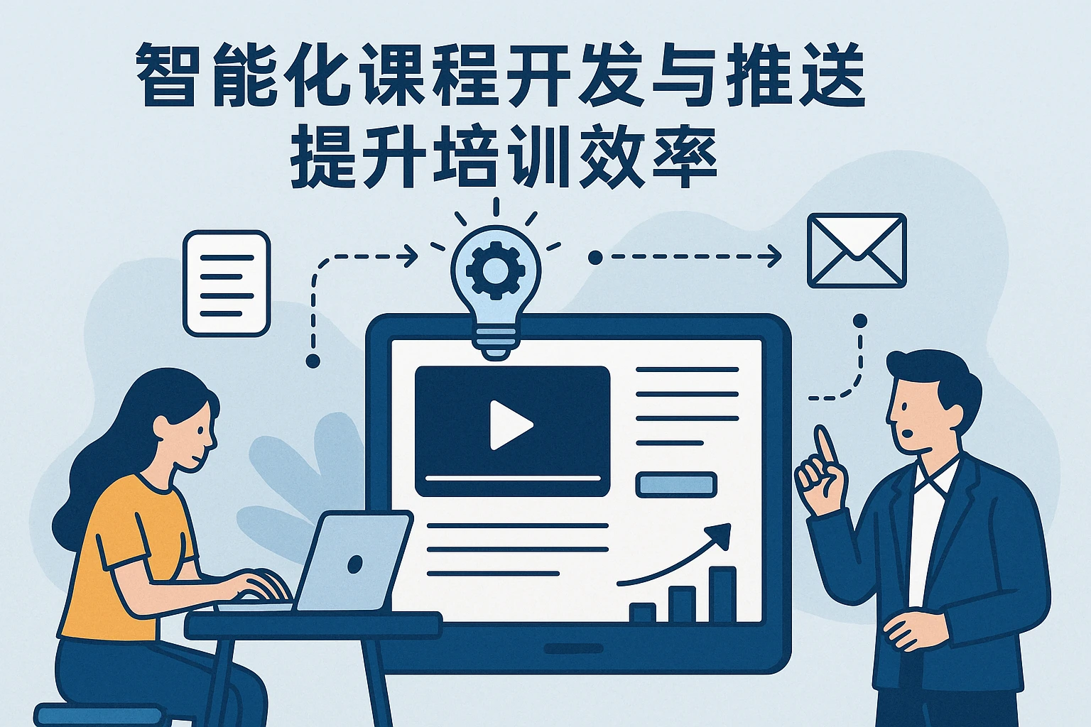 智能化课程开发与推送，提升培训效率