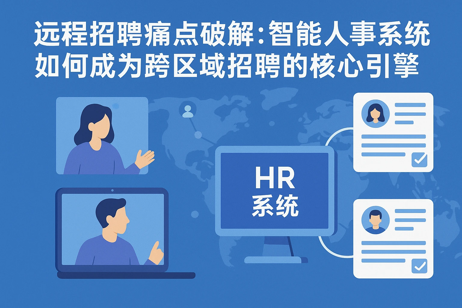 远程招聘痛点破解：智能人事系统如何成为跨区域招聘的核心引擎