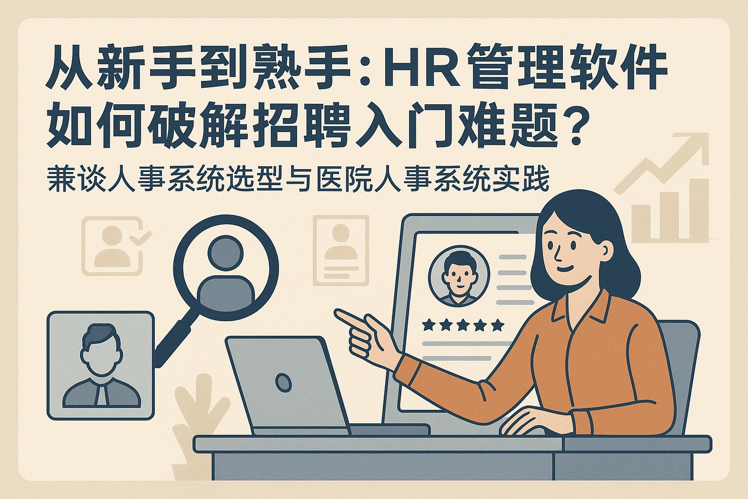 从新手到熟手：HR管理软件如何破解招聘入门难题？——兼谈人事系统选型与医院人事系统实践