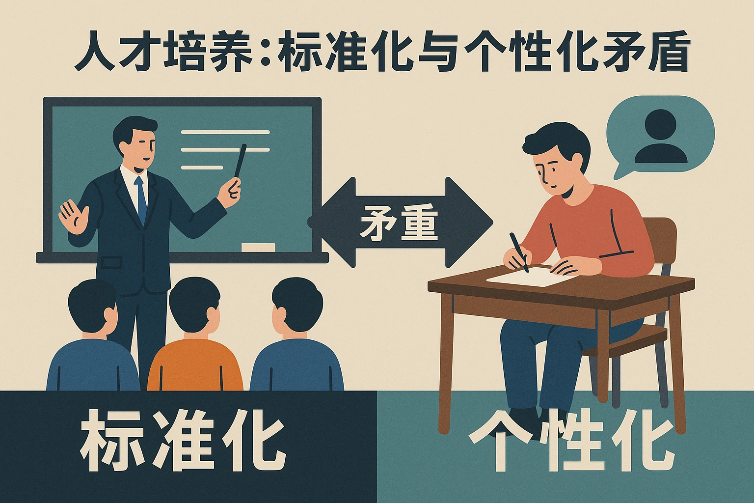 2. 人才培养：标准化与个性化矛盾