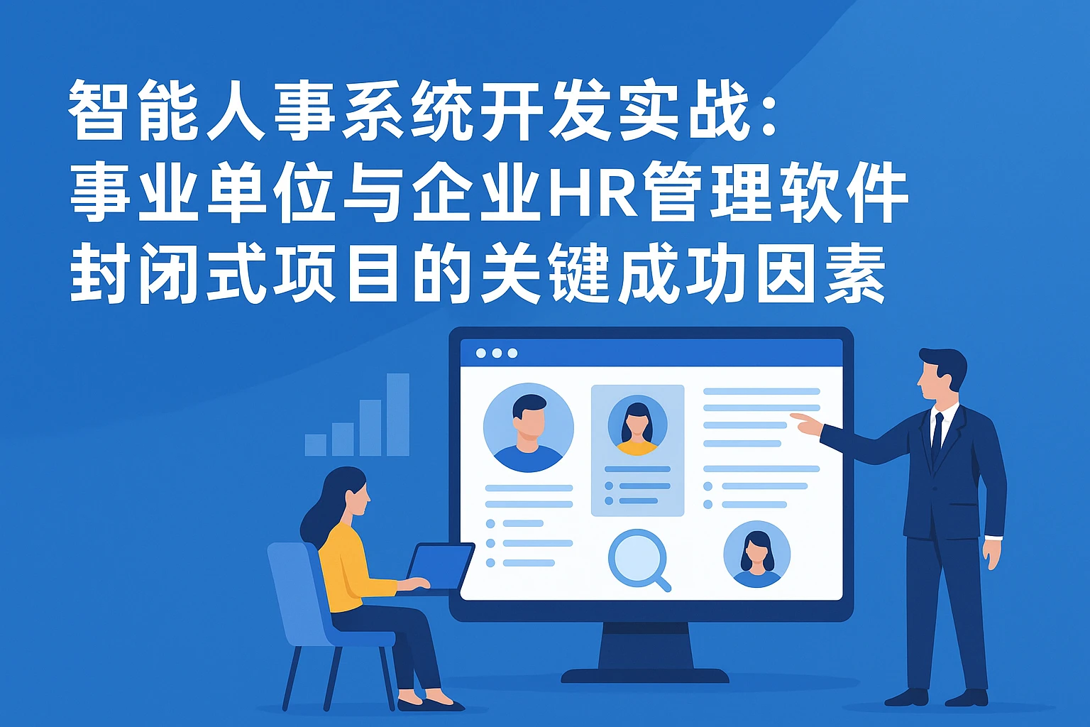 智能人事系统开发实战：事业单位与企业HR管理软件封闭式项目的关键成功因素