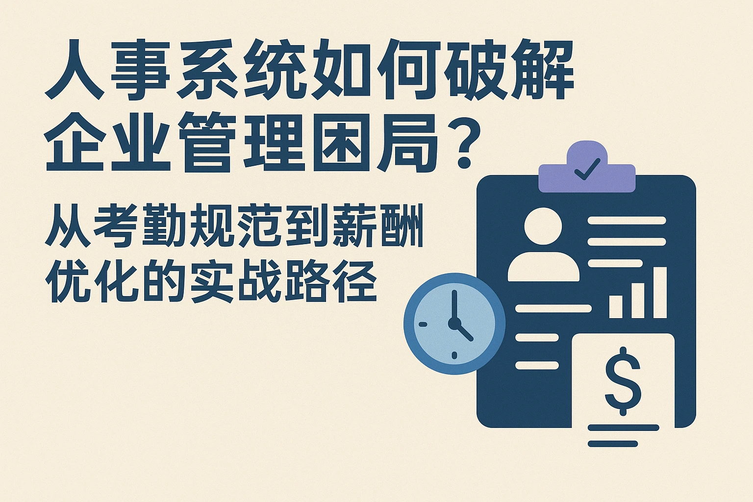 人事系统如何破解企业管理困局？从考勤规范到薪酬优化的实战路径