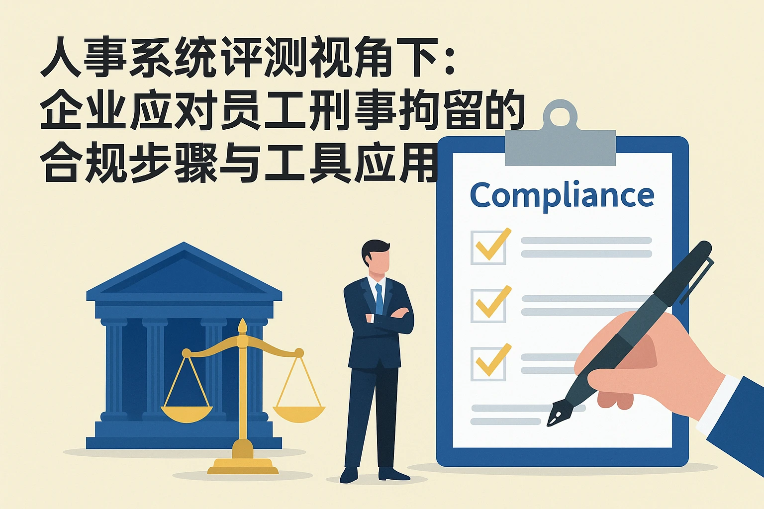 人事系统评测视角下：企业应对员工刑事拘留的合规步骤与工具应用