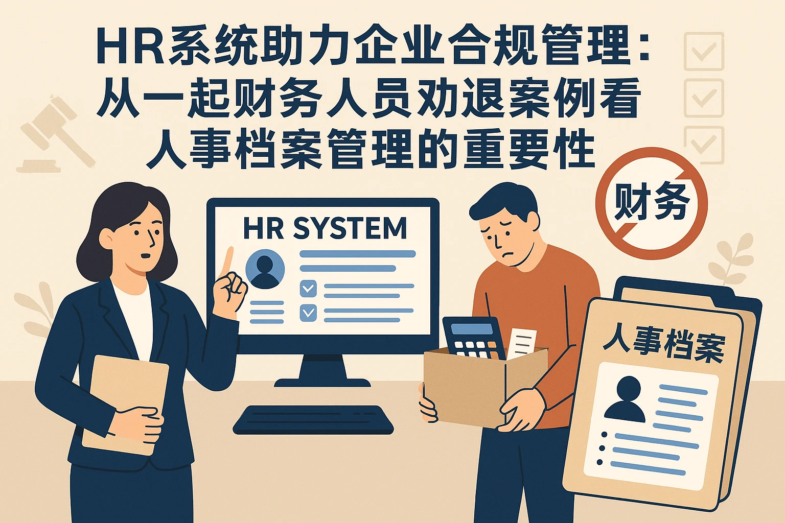 HR系统助力企业合规管理：从一起财务人员劝退案例看人事档案管理的重要性