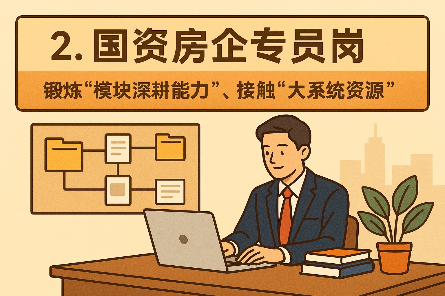 2. 国资房企专员岗：锻炼“模块深耕能力”，接触“大系统资源”