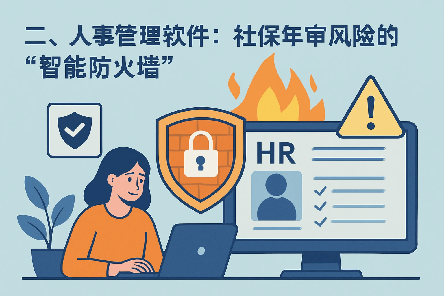 二、人事管理软件：社保年审风险的“智能防火墙”