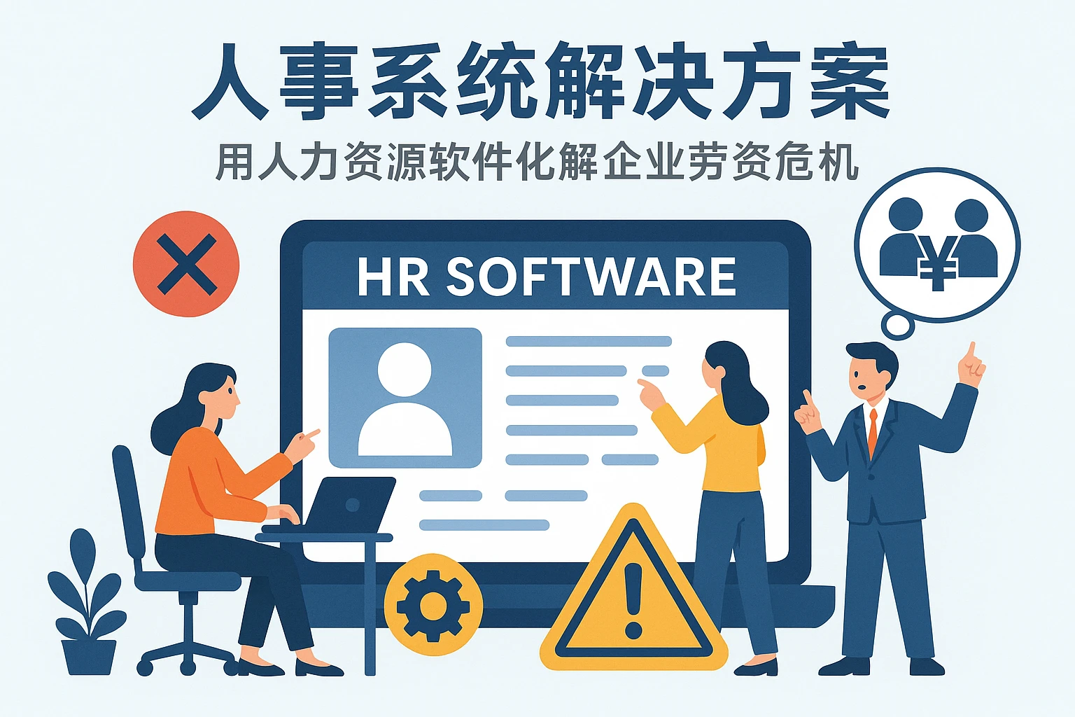 人事系统解决方案：用人力资源软件化解企业劳资危机