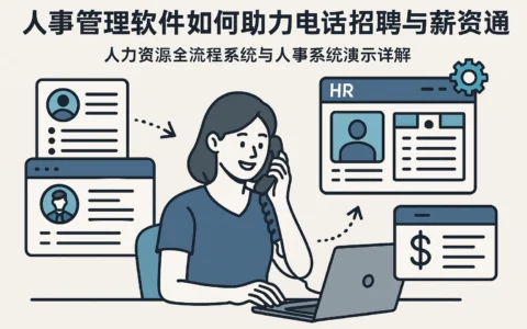 人事管理软件如何助力电话招聘与薪资沟通——人力资源全流程系统与人事系统演示详解