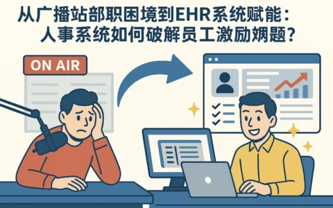 从广播站兼职困境到EHR系统赋能：人事系统如何破解员工激励难题？