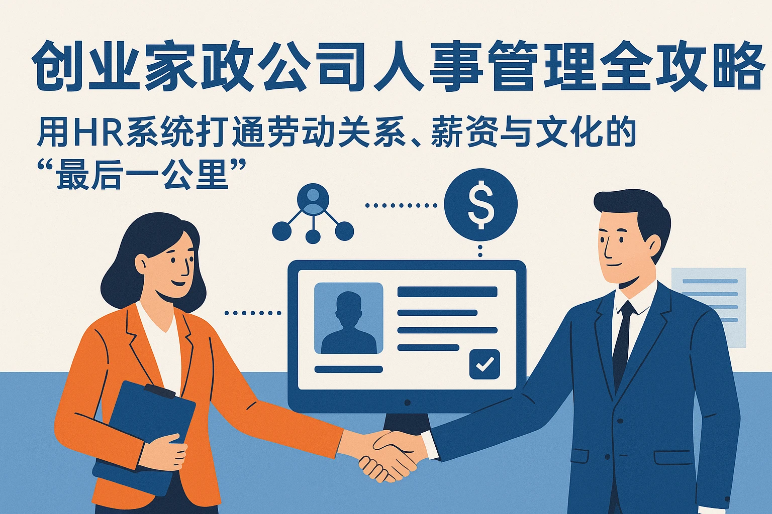 创业家政公司人事管理全攻略：用HR系统打通劳动关系、薪资与文化的“最后一公里”