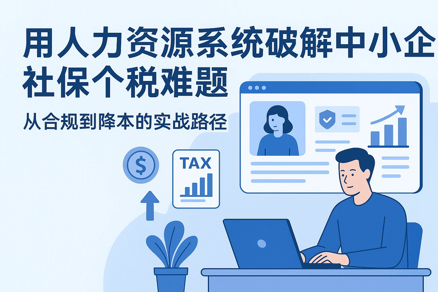 用人力资源系统破解中小企社保个税难题：从合规到降本的实战路径