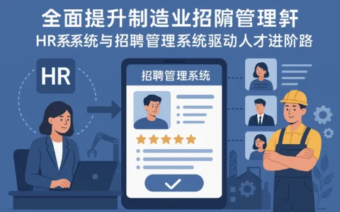 全面提升制造业招聘管理：HR系统与招聘管理系统驱动下的人才进阶之路
