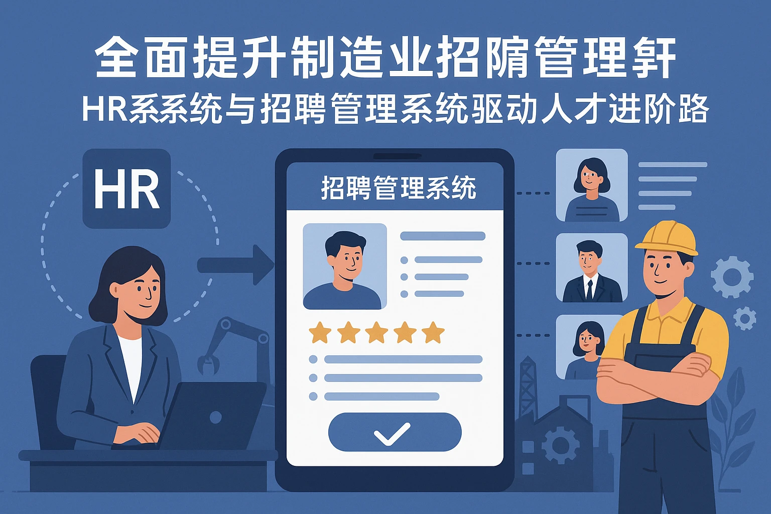 全面提升制造业招聘管理：HR系统与招聘管理系统驱动下的人才进阶之路
