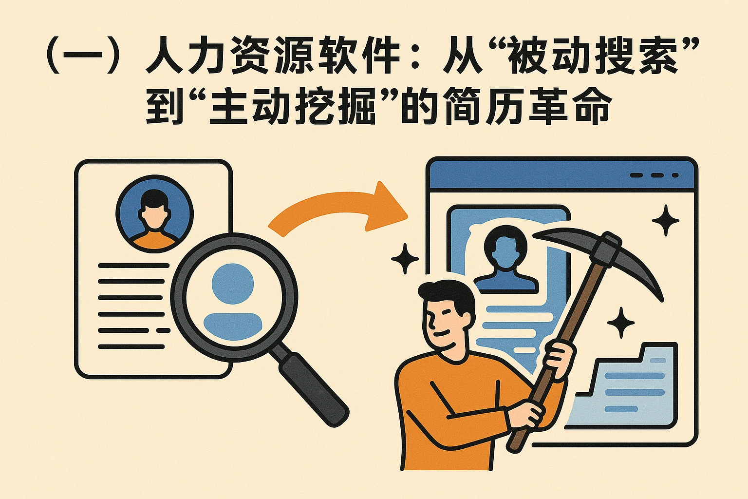 （一）人力资源软件：从“被动搜索”到“主动挖掘”的简历革命